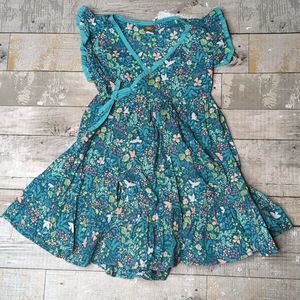 Tea collection floral dove wrap dress